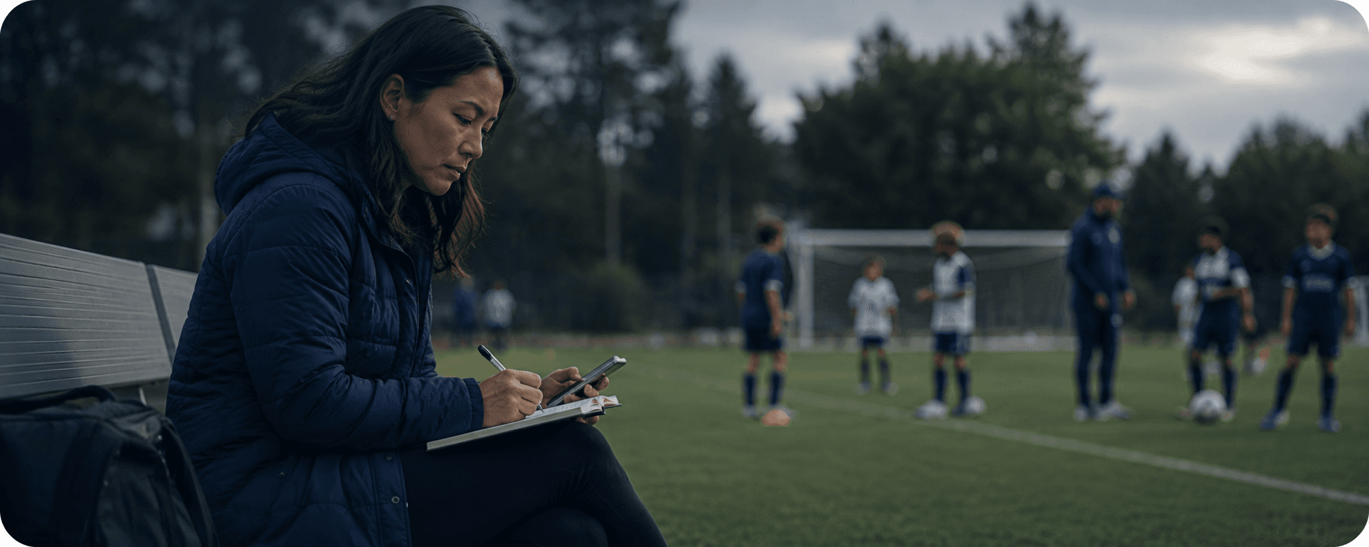 Simple checklist and notes for preparing a calm message to coach